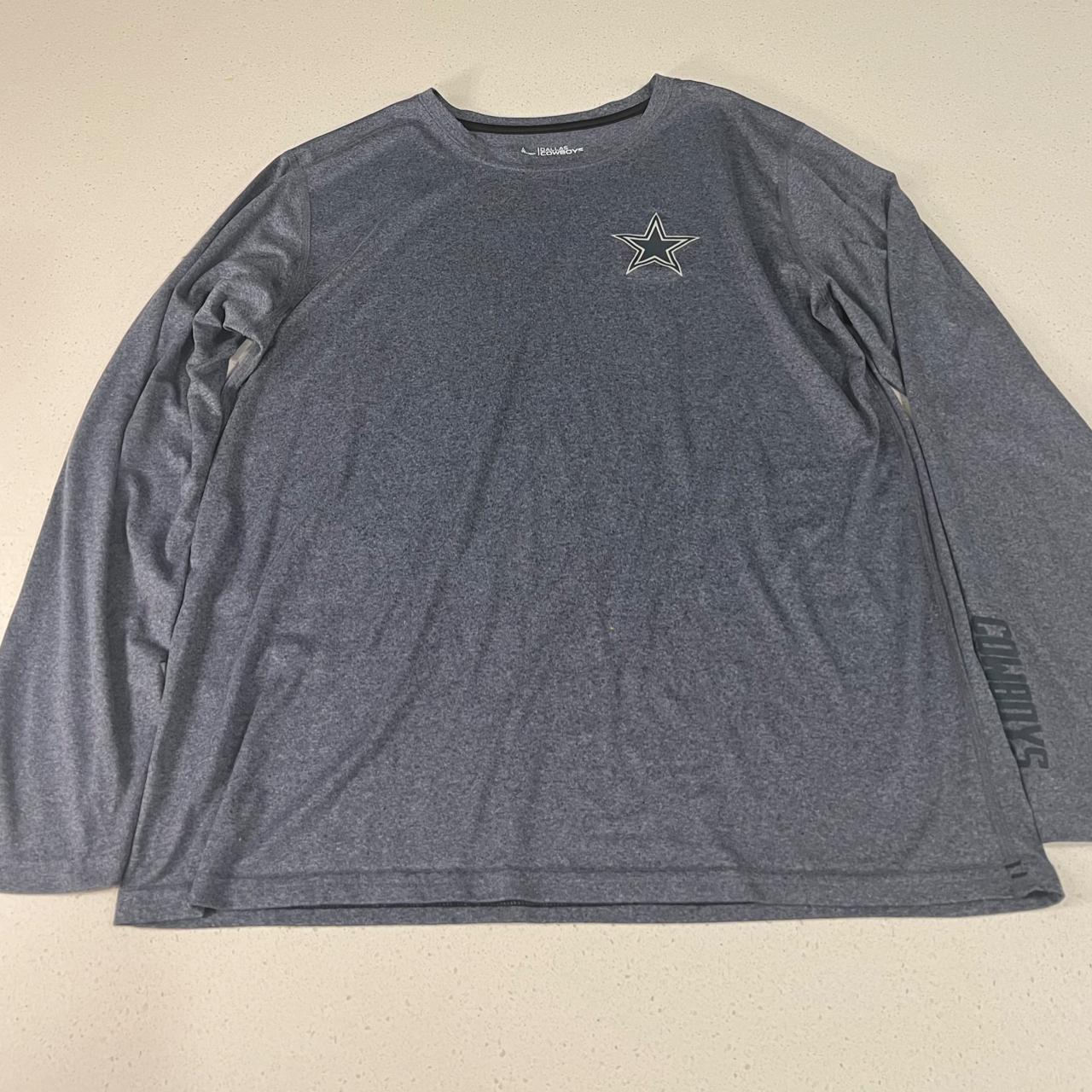 Nfl jersey tee t-shirt, dallas cowboys, navy, - Depop