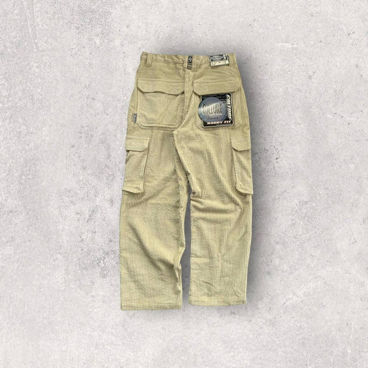 Vintage Culture Baggy Y2K Corduroy Cargo Pants...