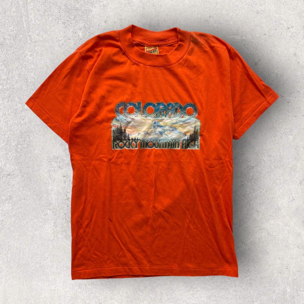 American Vintage Men's T-Shirt - Orange - S