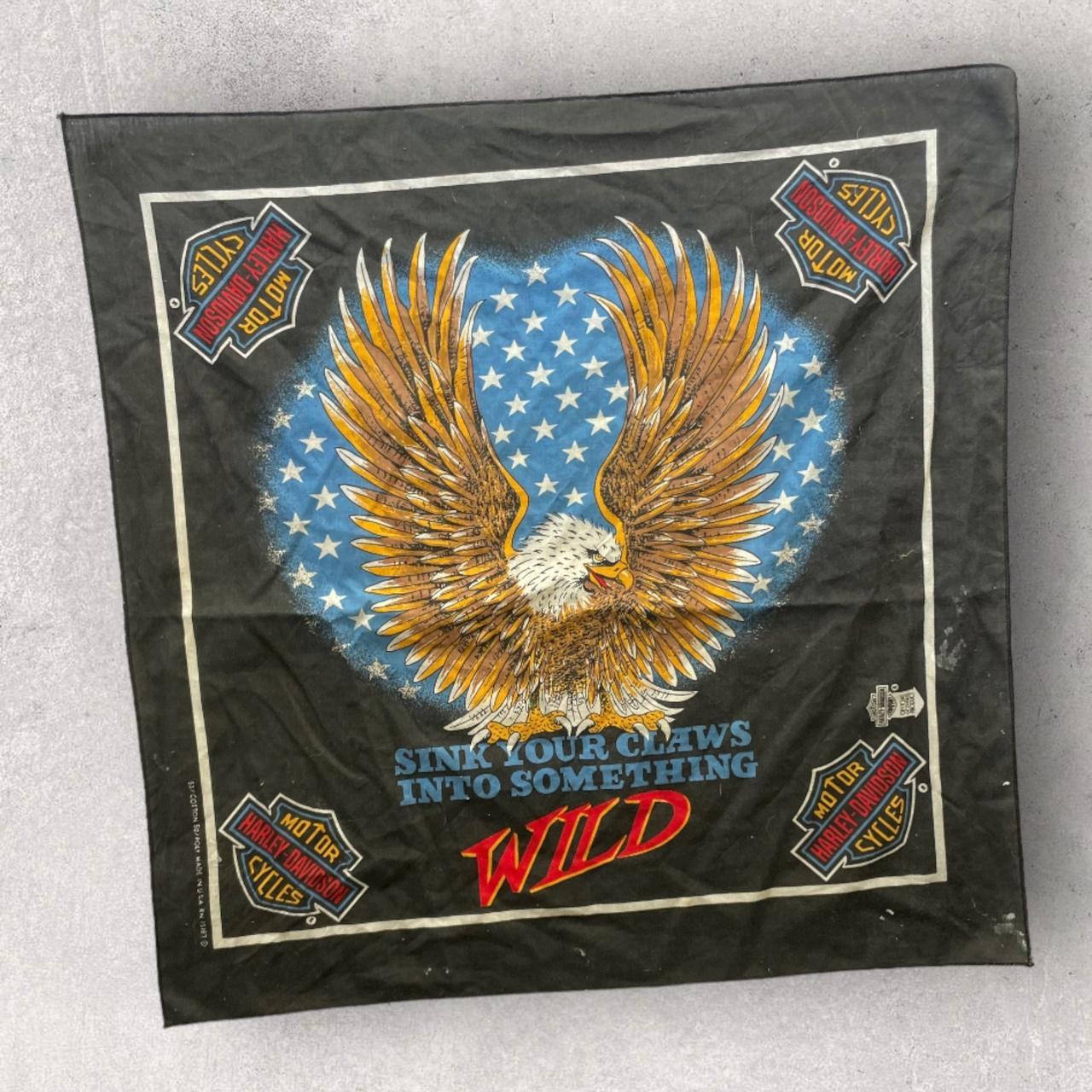 Vintage '80 bandana EAGLE HARLEY-DAVIDSON