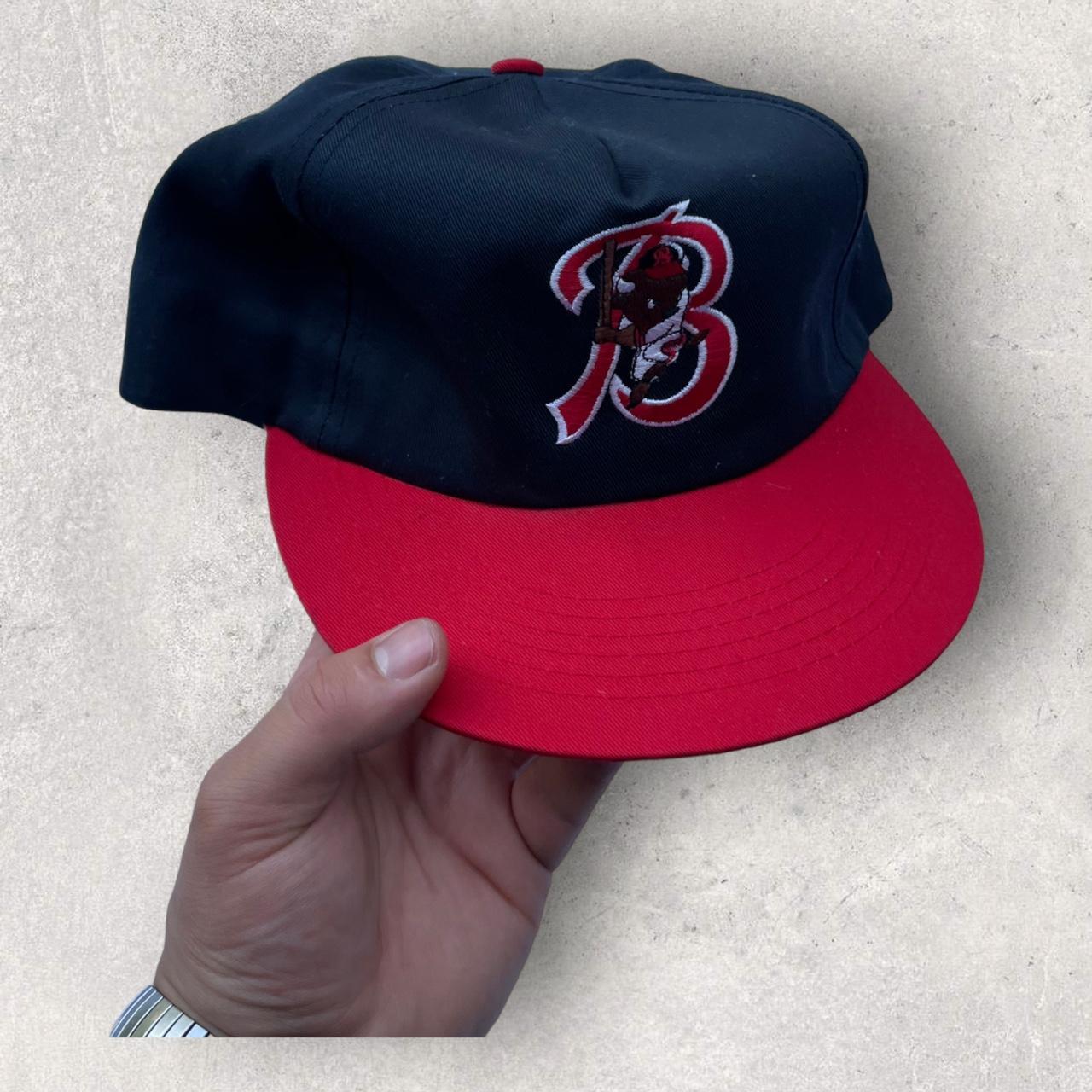 Vintage 90s Buffalo Bisons Snapback Hat 