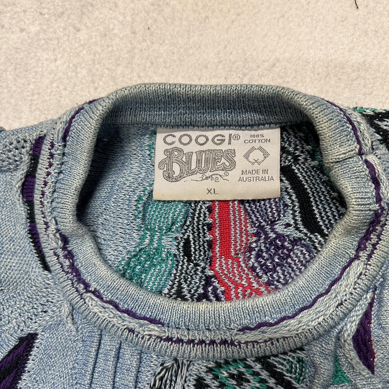 Vintage Coogi Sweater Biggie Smalls Style 90s... Depop