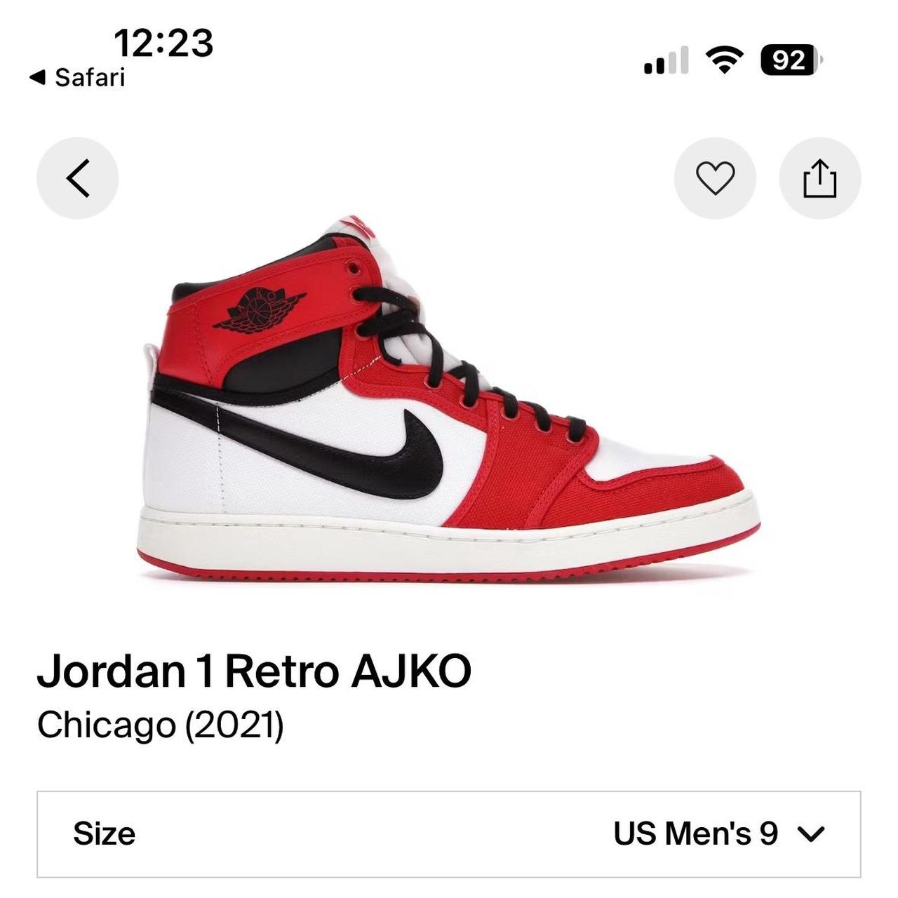 Size jordan ajko chicago color bottom of Depop