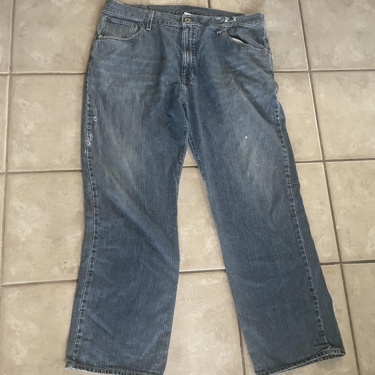 Very baggy Ralph Lauren jeans Size - 42 x 32 Flaws... - Depop