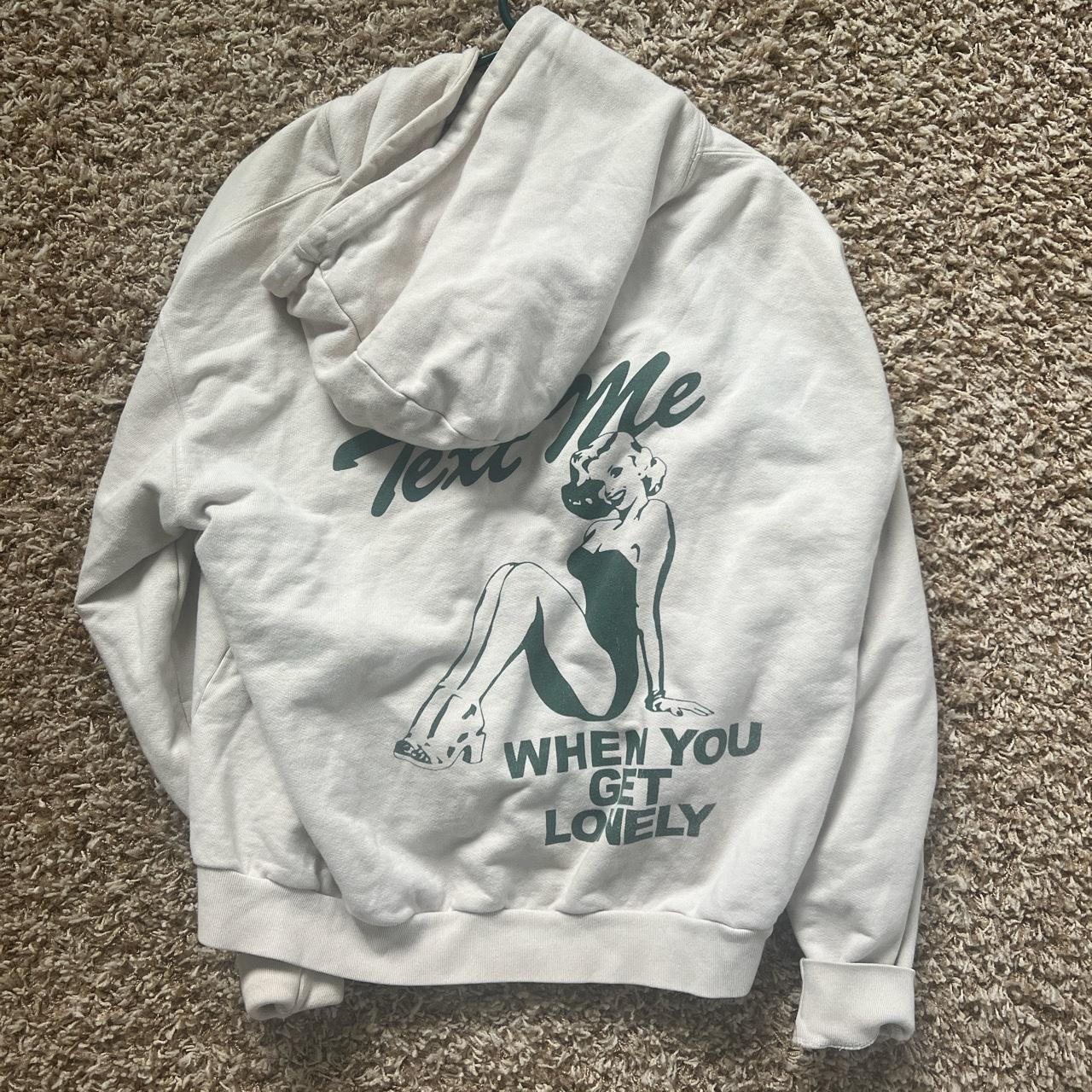 LONLEY GHOST HOODIE SIZE: LARGE - Depop