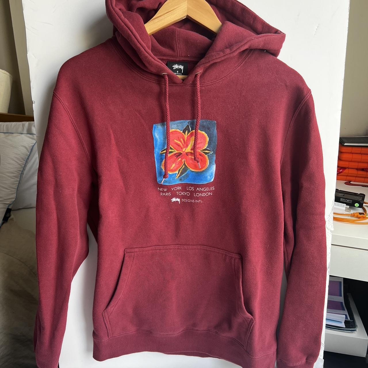 Stussy hot sale hibiscus hoody