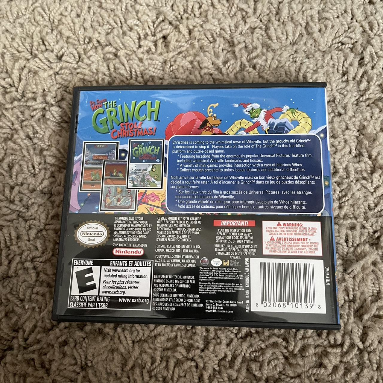 How the grinch stole Christmas ds game CIB. Tested... Depop