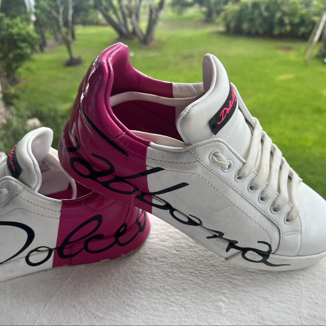 dolce gabbana sneakers orange