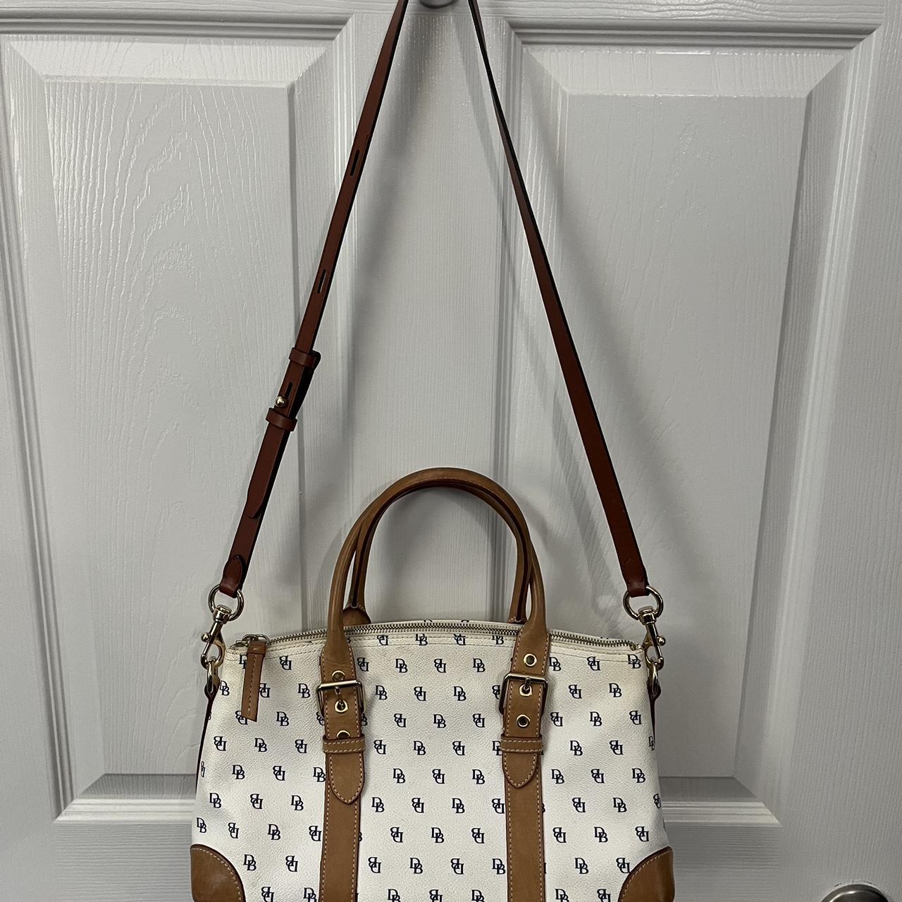 Dooney Bourke Cream colored with DB initials in