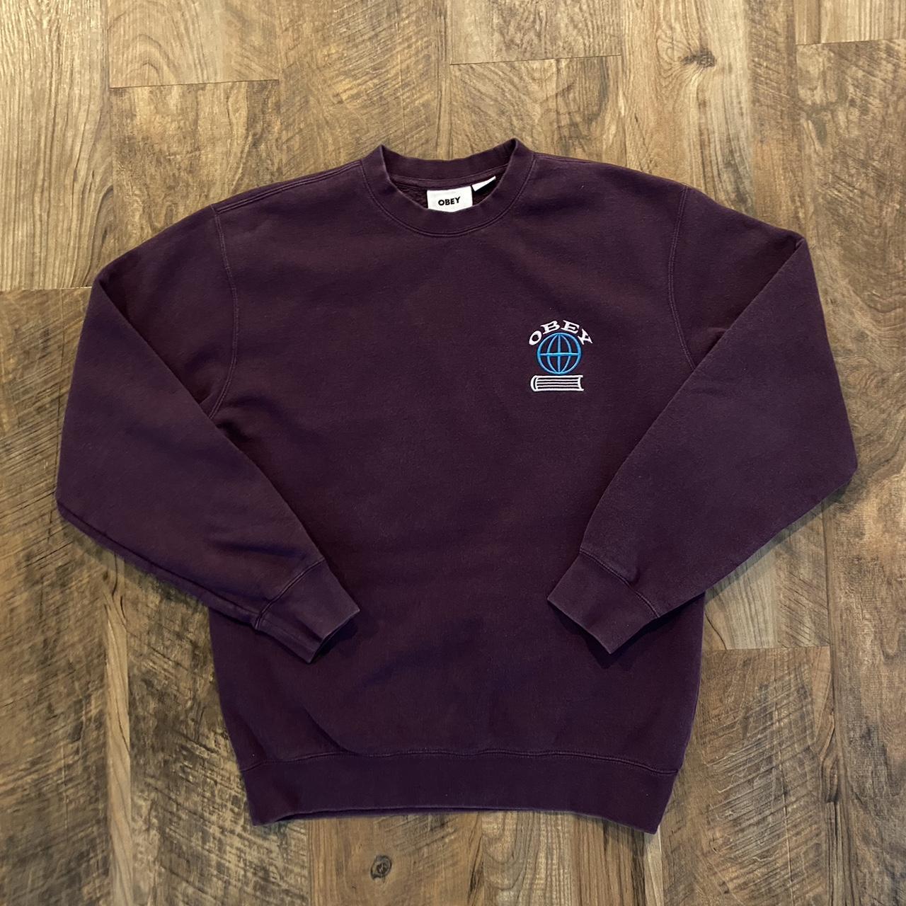 Obey outlet knowledge crewneck