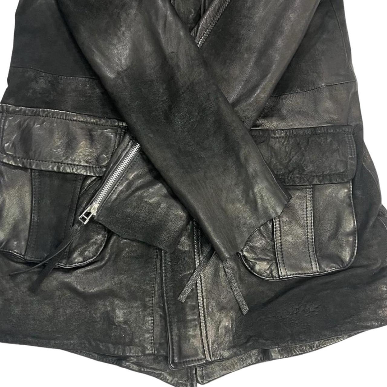 ジャケット・アウター 00s 14th addiction leather jacket mouton Cross Zip Black – 14th Addiction