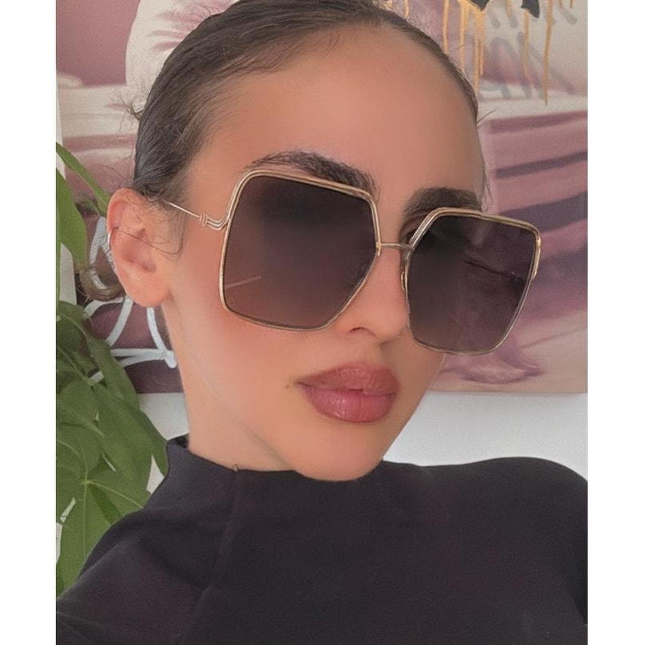 Brand new Dior EverDior S1U Sunglasses in Gold with | Depop
