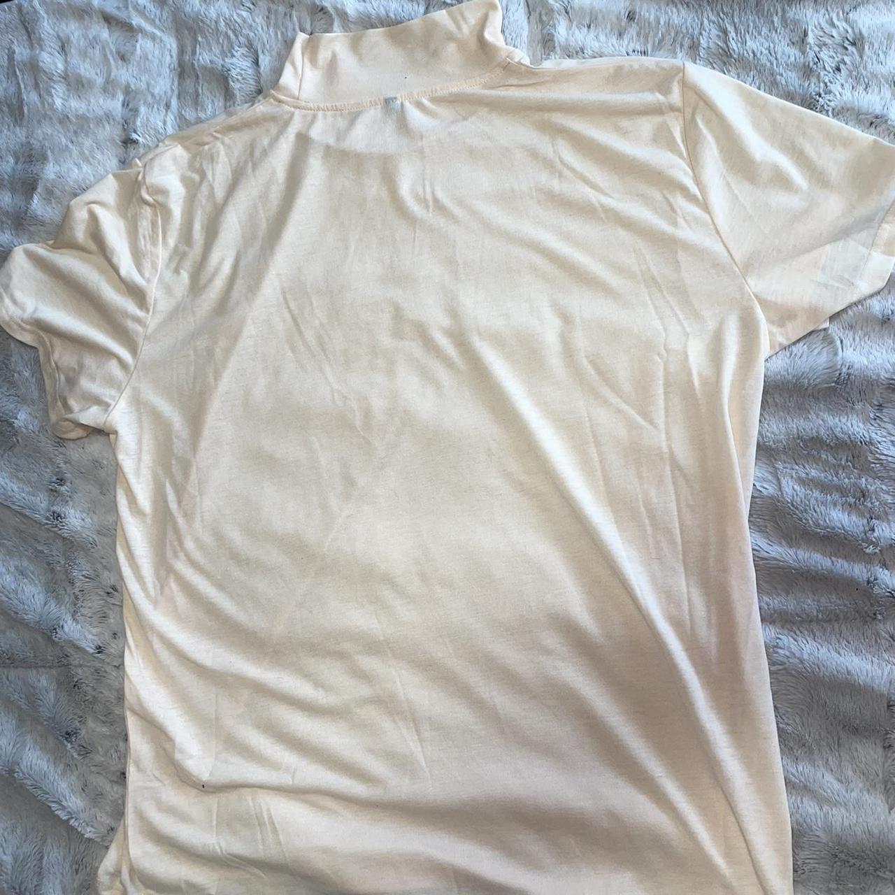 Men's Cream and Black Shirt | Depop