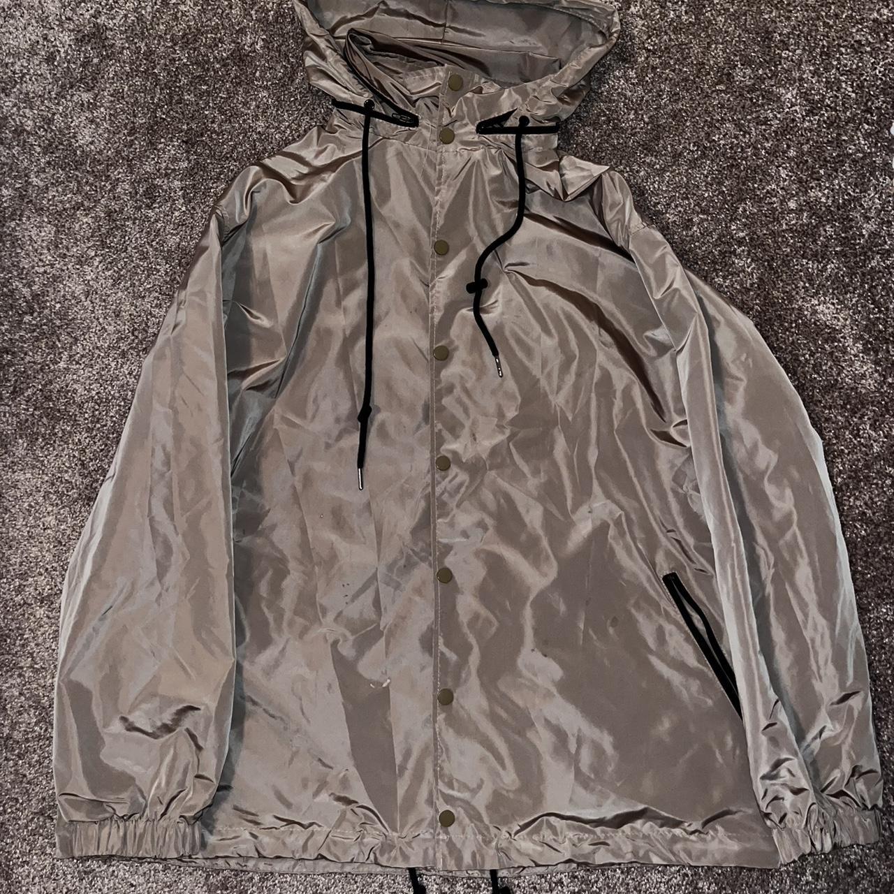 Balenciaga fashion windbreaker gold