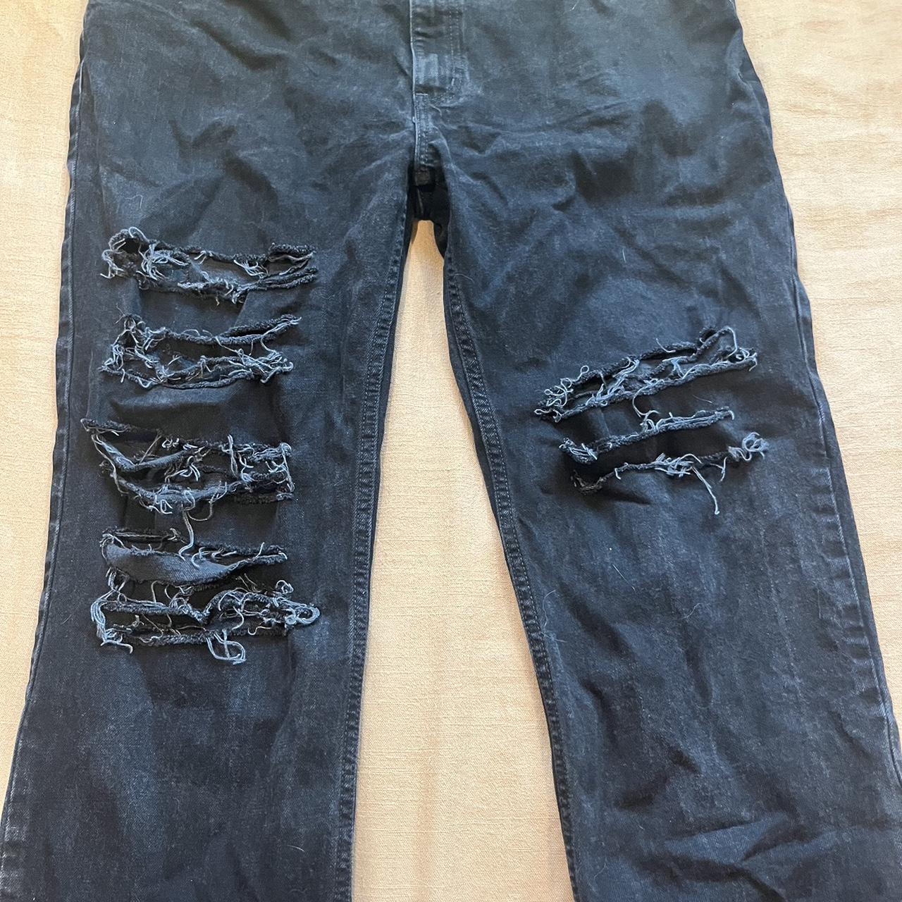 Crazy custom distressed jeans Brand was originally... - Depop