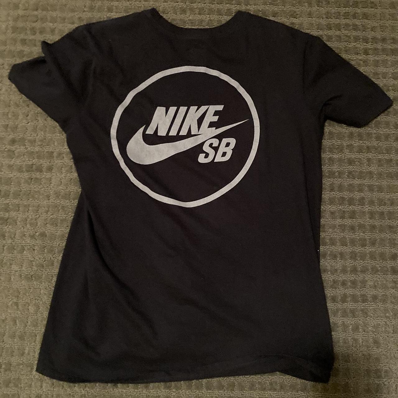 mens black and volt nike shirt