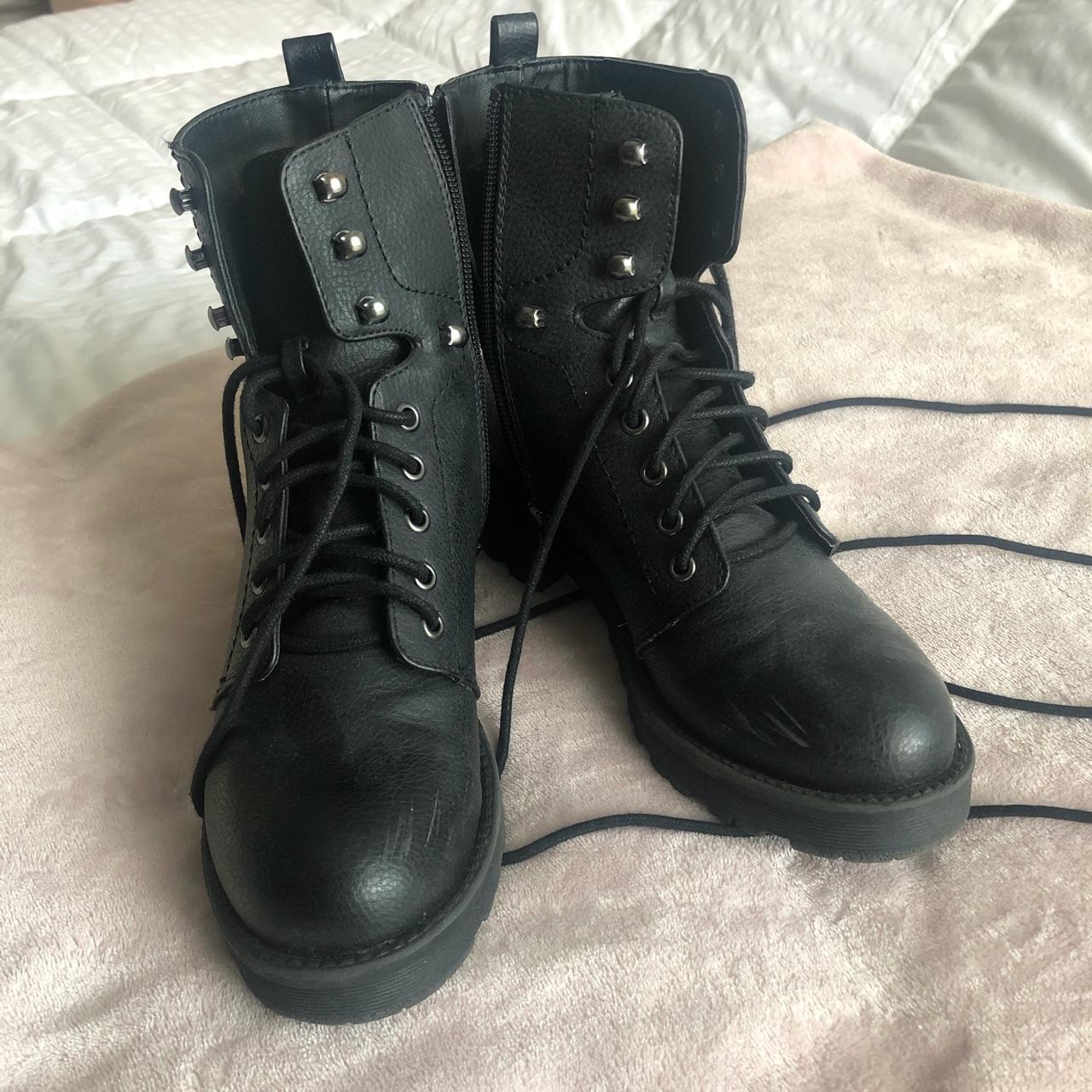 Louis Vuitton combat boot. Only worn twice. Selling - Depop