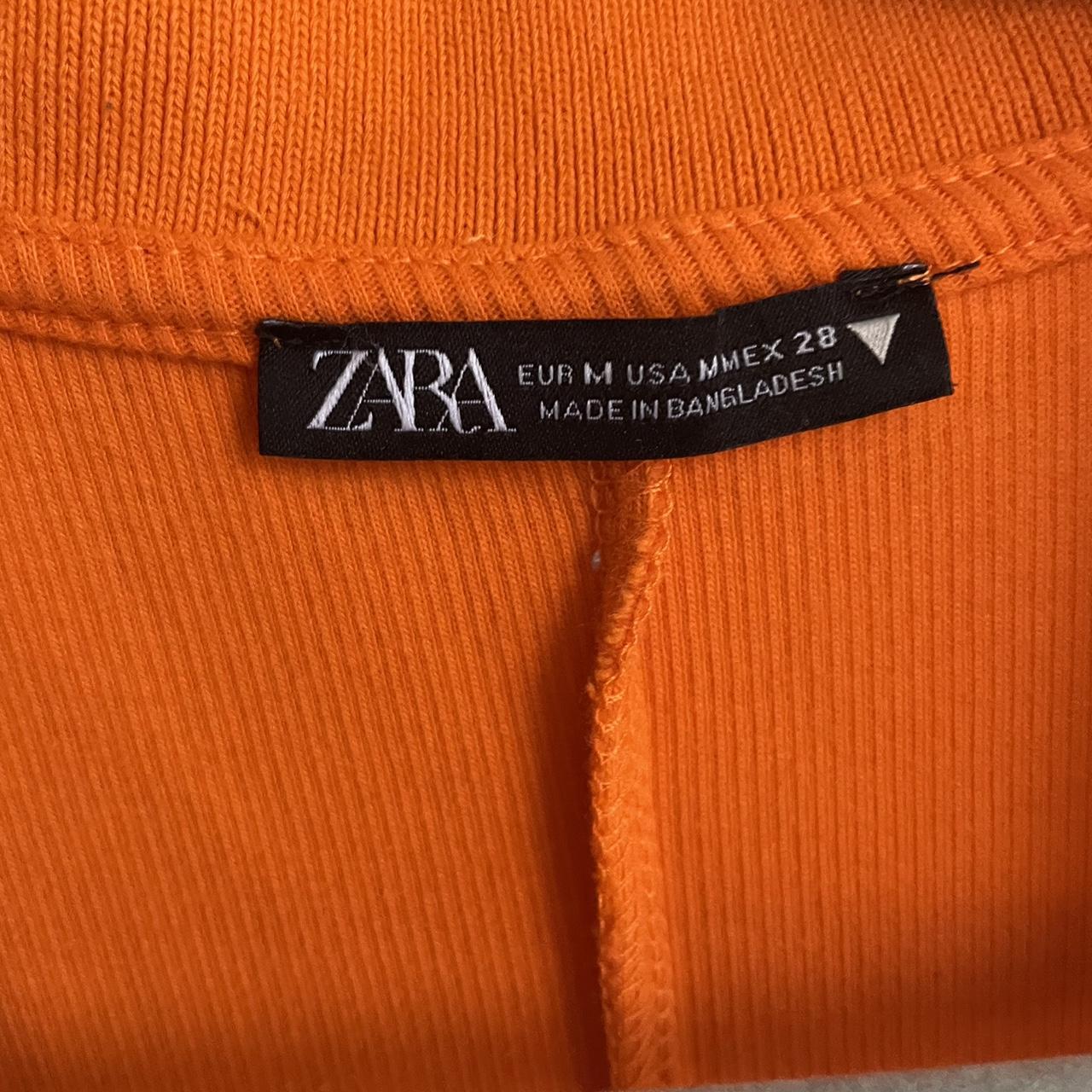 The cutest orange Zara tennis dress ! NEVER WORN... - Depop