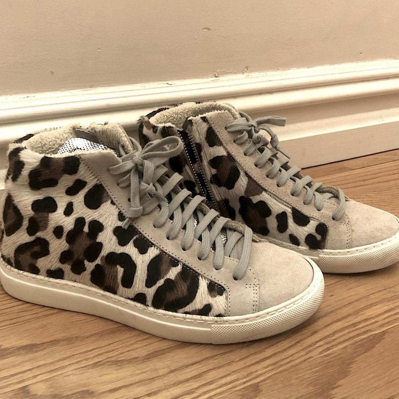 Cheetah high top sneakers hotsell