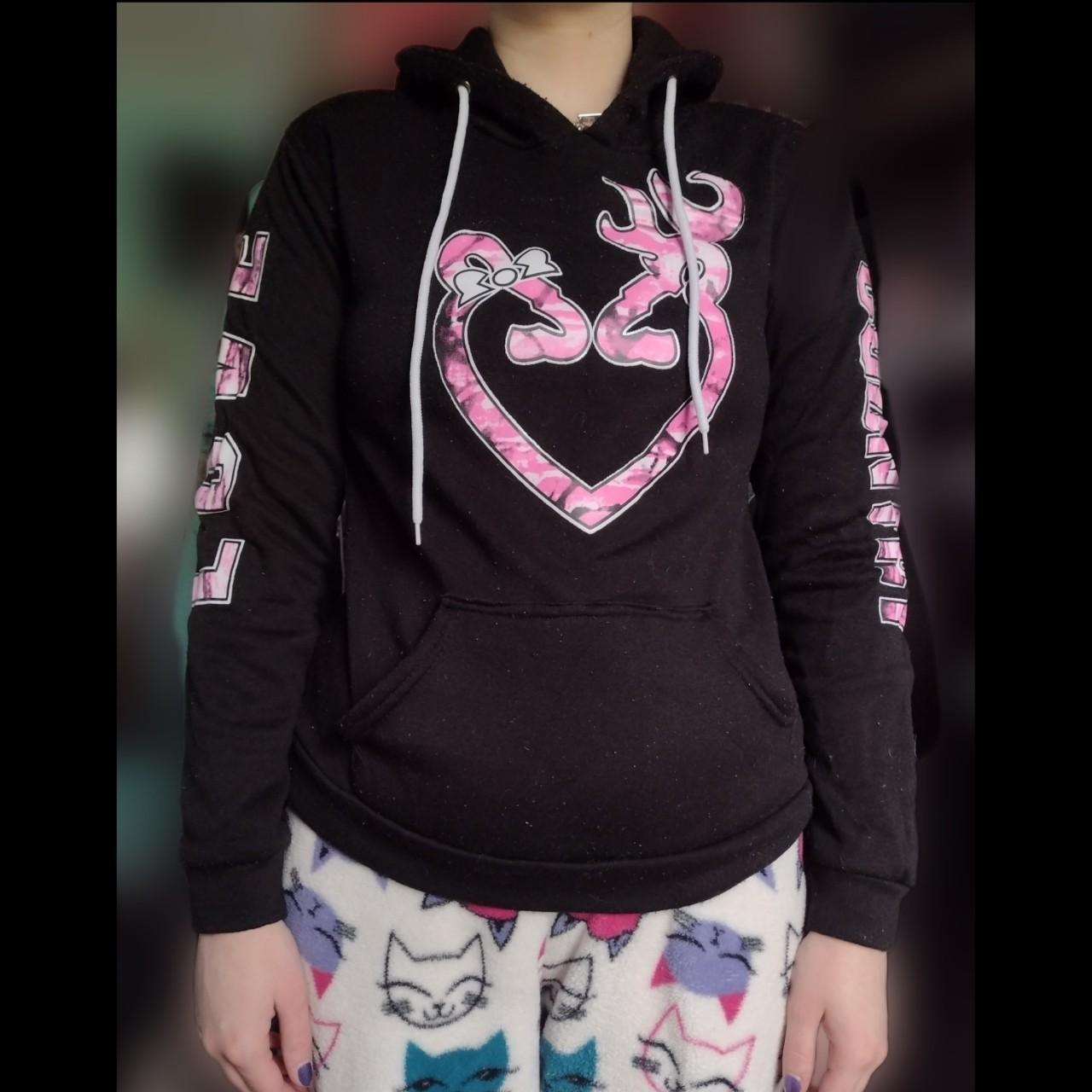 Womens pink camo online sweatshirt