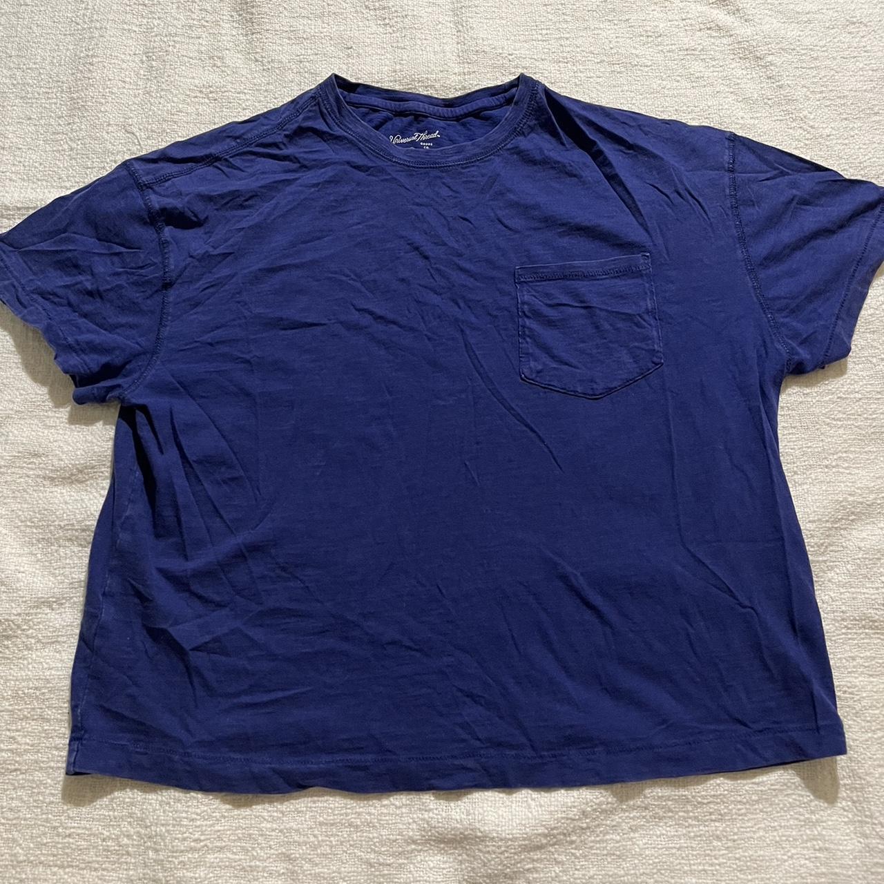 Blue Pocket T-Shirt 💙 size: medium - Depop