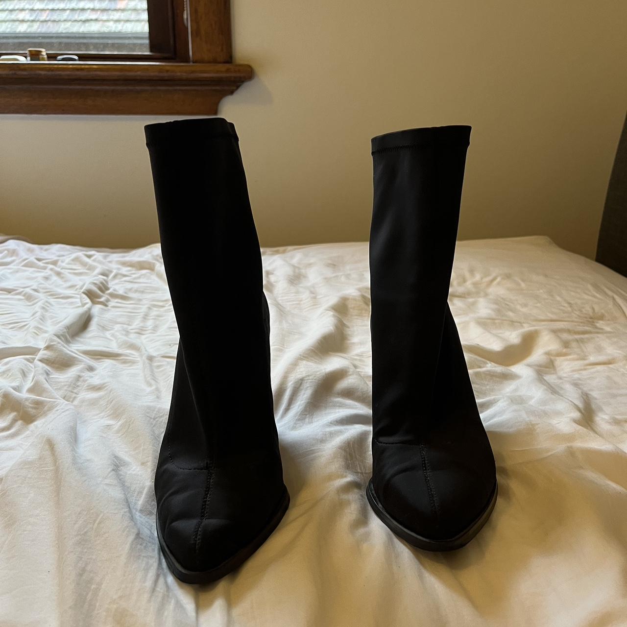 Wittner black sock boots size 38 - Depop