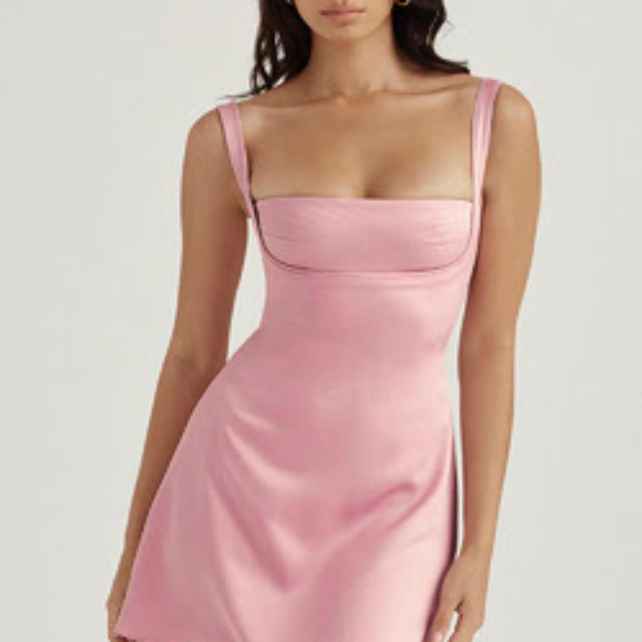 House of CB KARA Pink Quartz Mini Dress *Worn Once* Depop