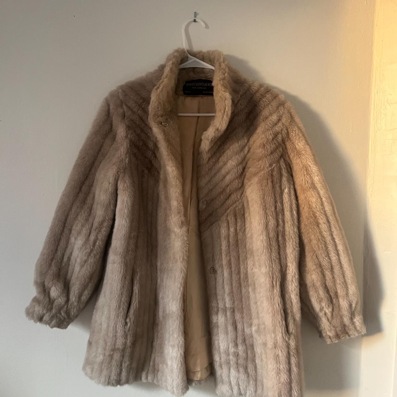 Jacques saint laurent hot sale fur coat