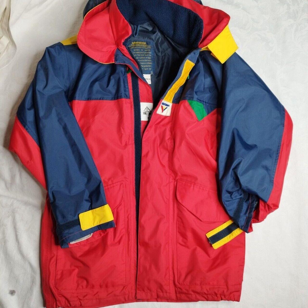 Vintage Splashdown 'Colour Block' Sailing Jacket/... - Depop