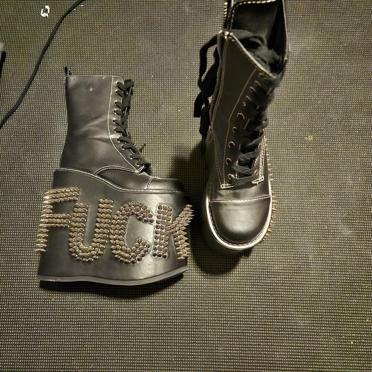 Dollskill fuck off platform boots
