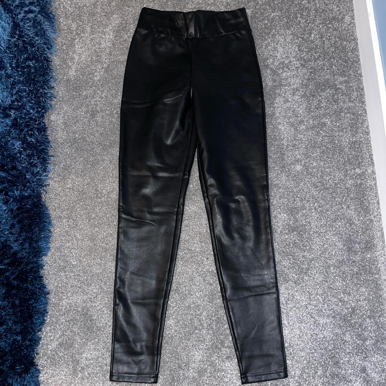 Miss selfridge leather leggings hotsell