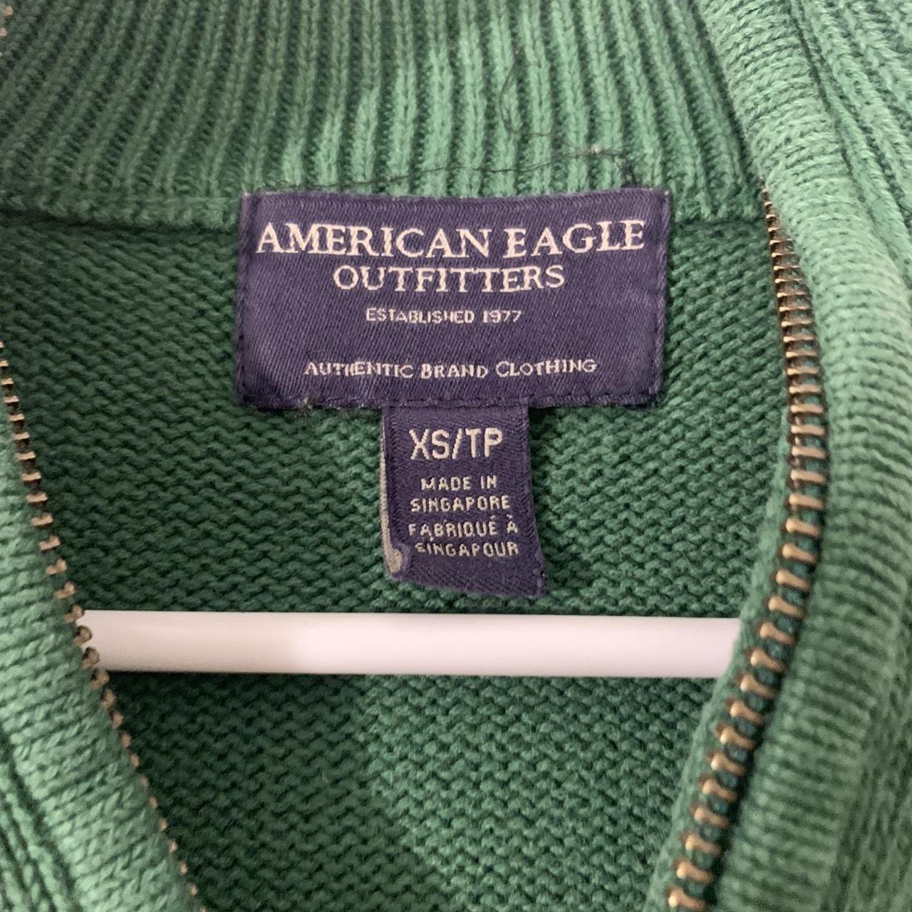 Vintage green 90s American eagle outfitters quarter... - Depop