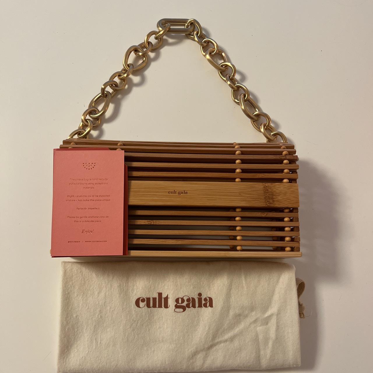 Cult Gaia Women's Cream Bag | Depop