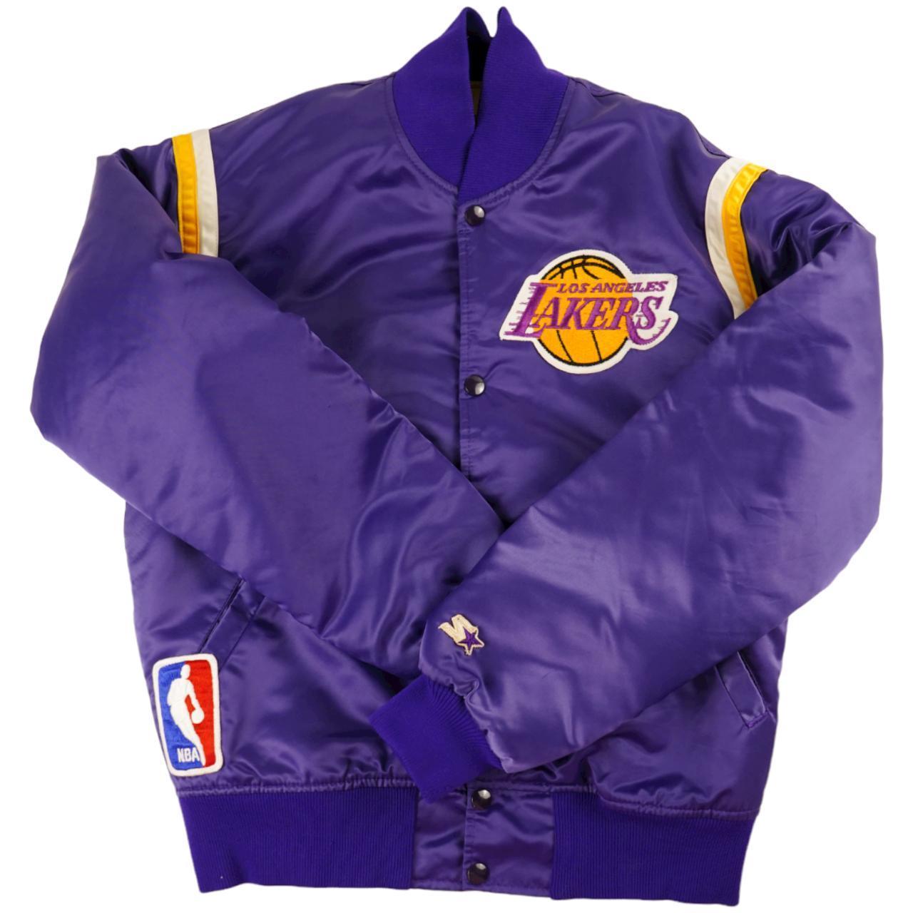 Vintage Lakers Starter Jacket True vintage 80s NBA... Depop