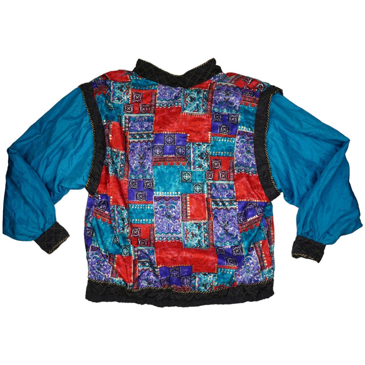 Vintage Lavon Zip Up Windbreaker Blue, black, purple... Depop