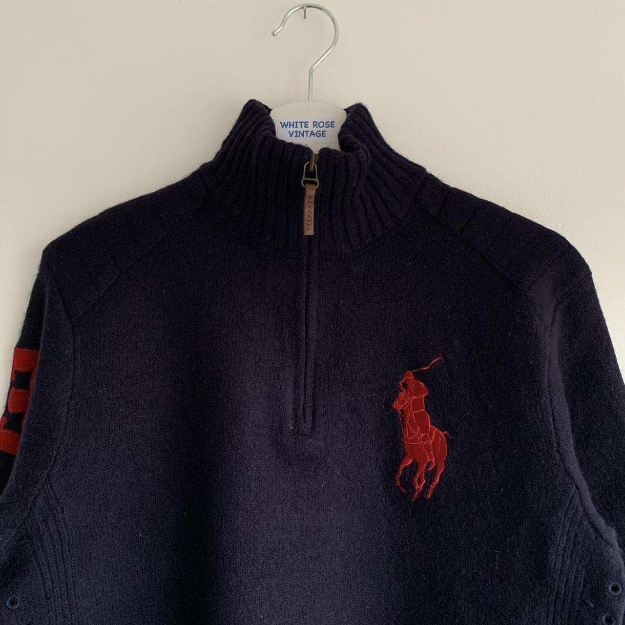 Ralph Lauren jumper Navy vintage “Polo Ralph... - Depop