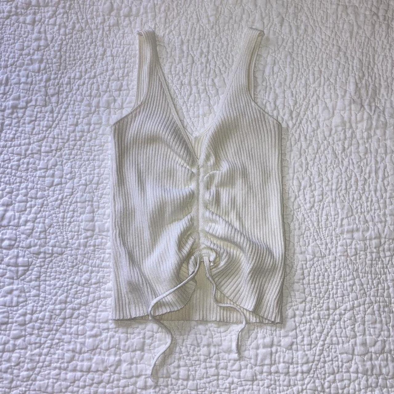 DREAMERS BY DEBUT Women's Cream and White Vest (3)