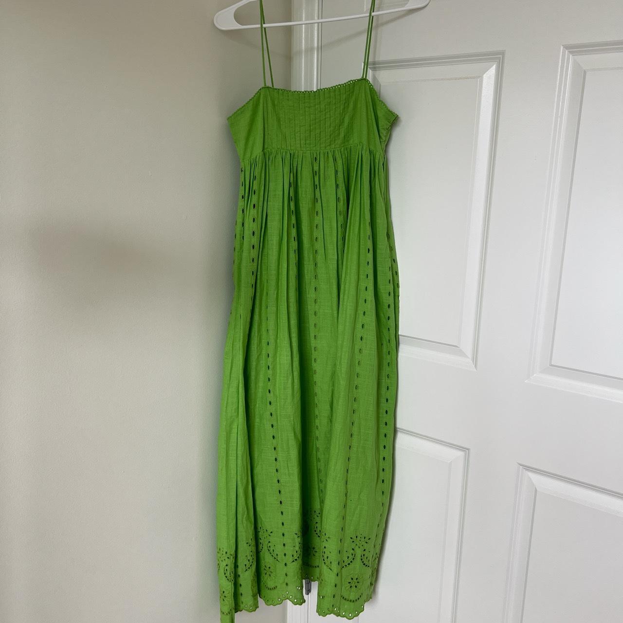 Zara Green Maxi Dress New With Tags Size XS - Depop