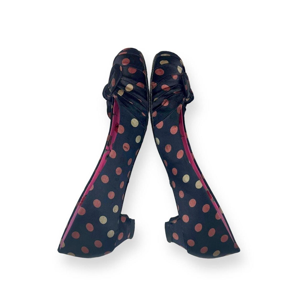 betsey johnson polka dot shoes