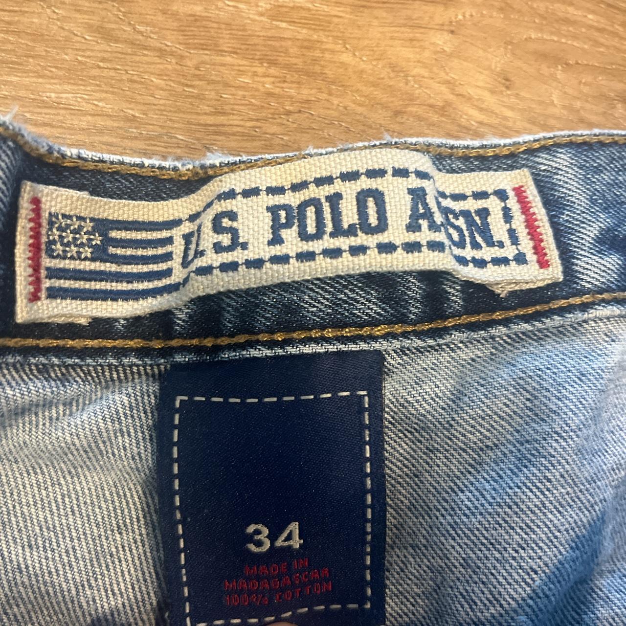 vintage polo assn 1890 carpenter jorts great... - Depop