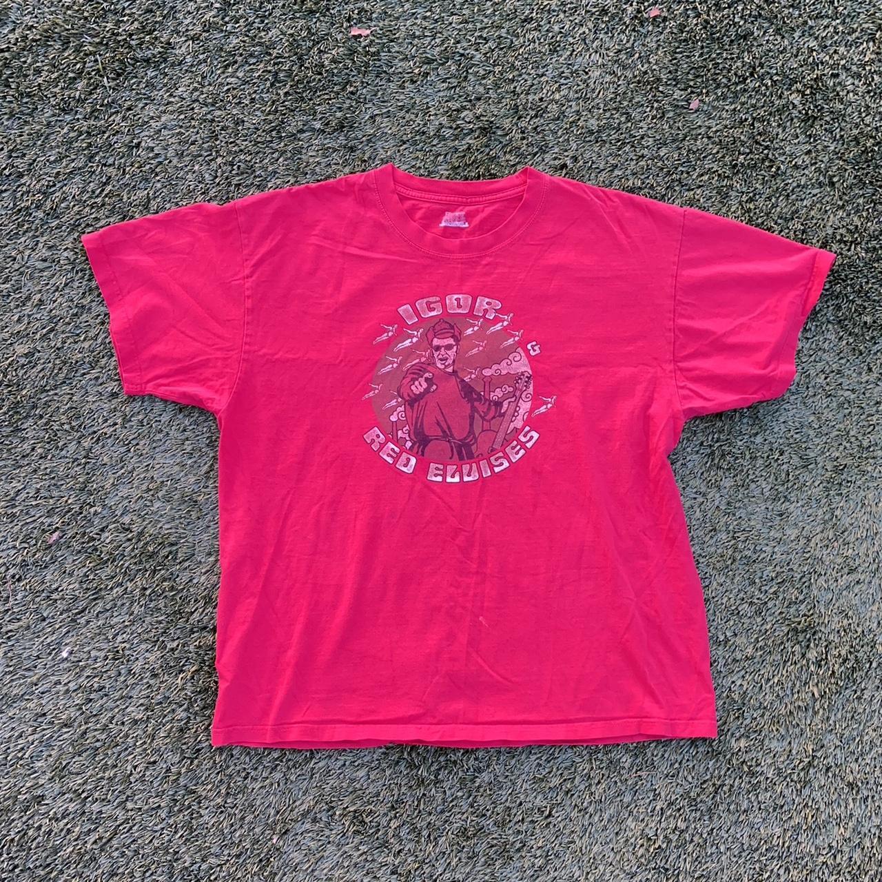 Red Elvises Igor T shirt Size: XL - Vintage 1999 -... - Depop