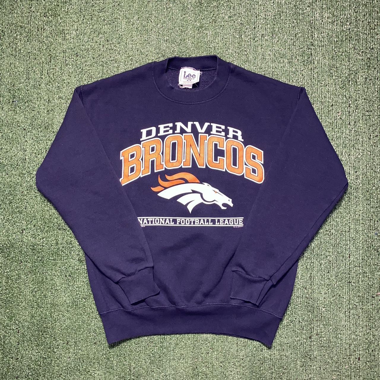 Vintage Lee Denver Broncos Sweatshirt size: - Depop