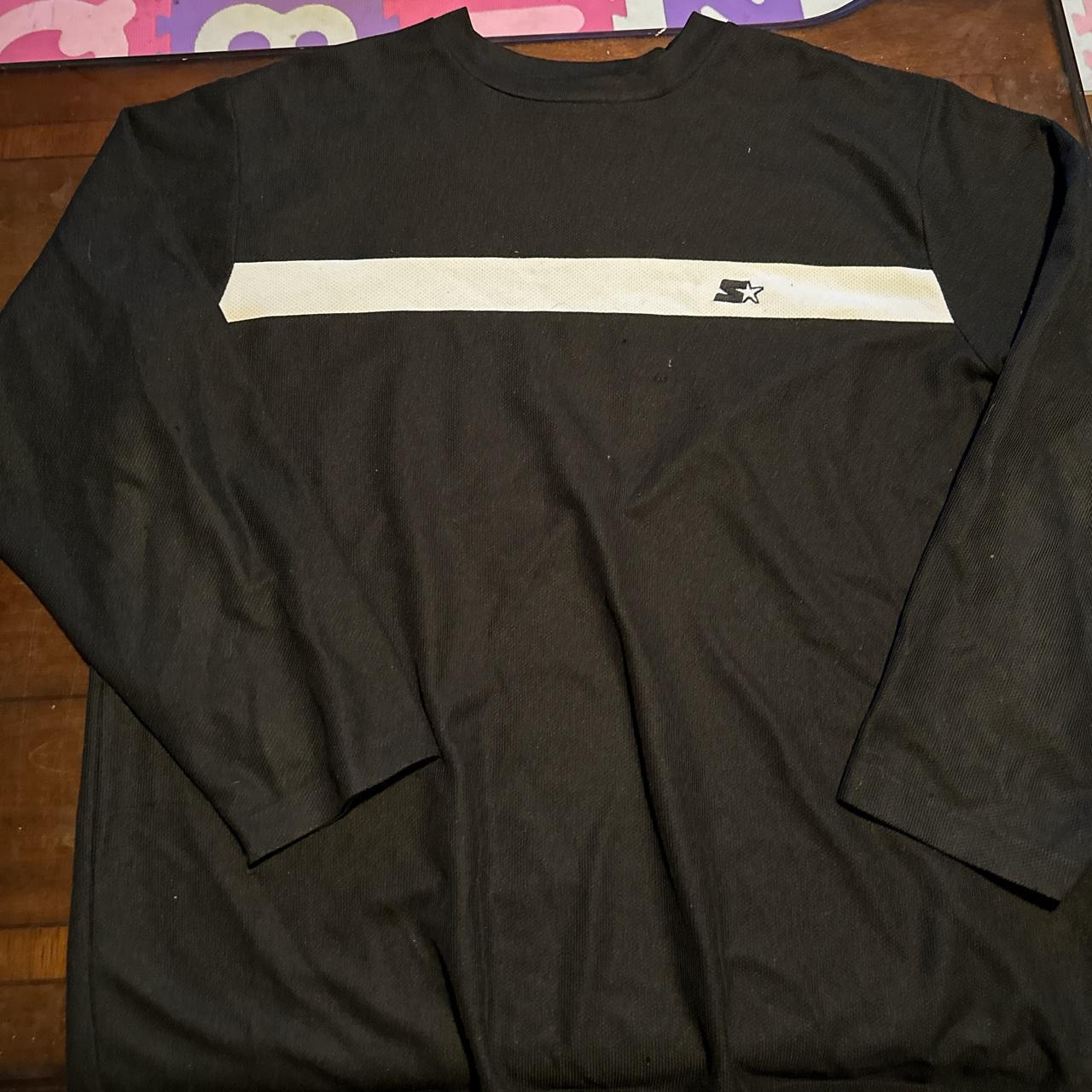 Vintage Starter Long Sleeve Shirt Mens large Depop