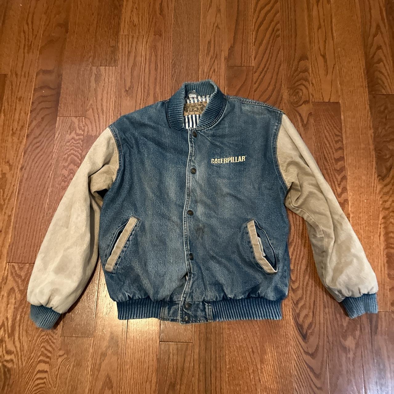 Caterpillar denim outlet jacket