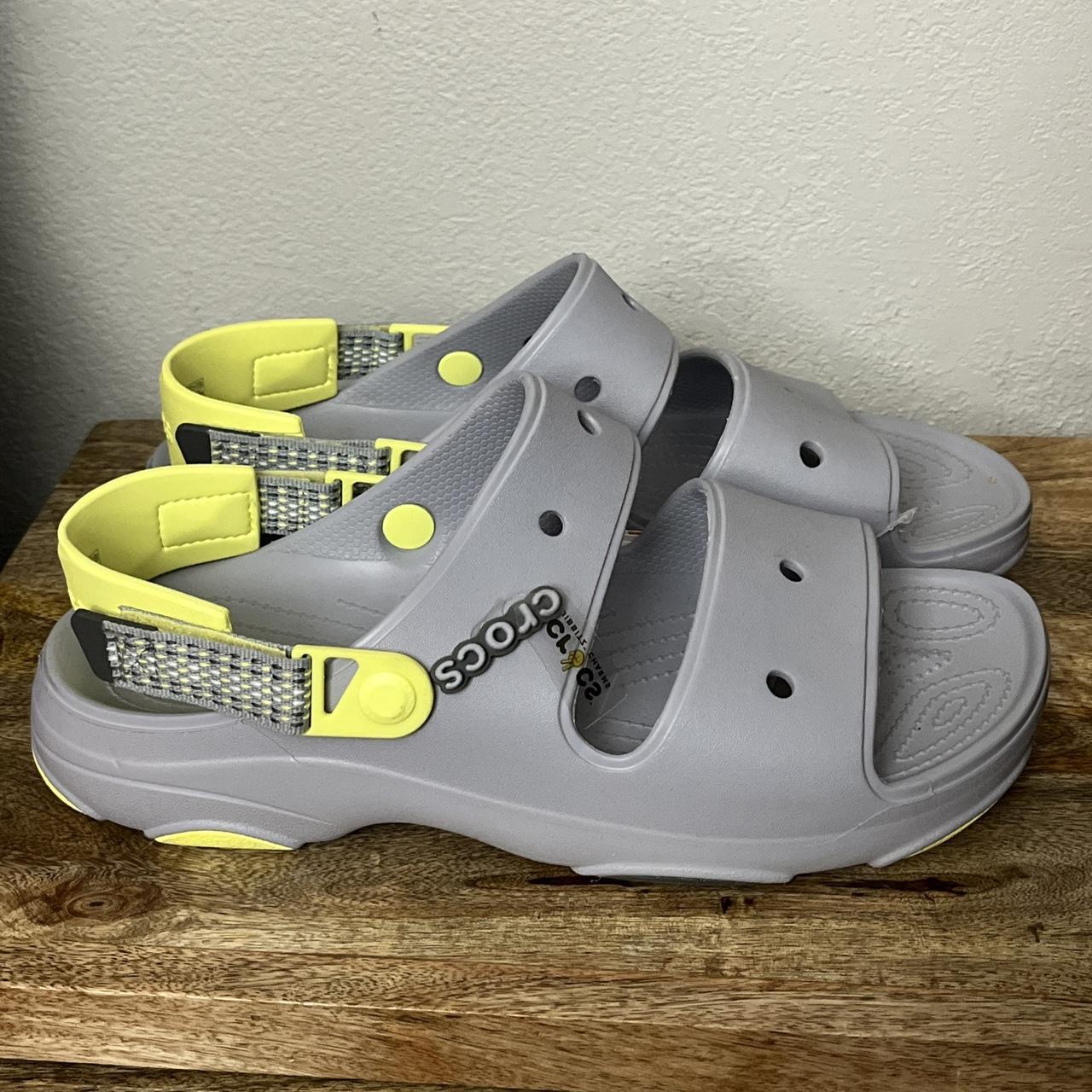 Crocs Classic All-Terrain Sandals Men's 12 Gray  | Depop