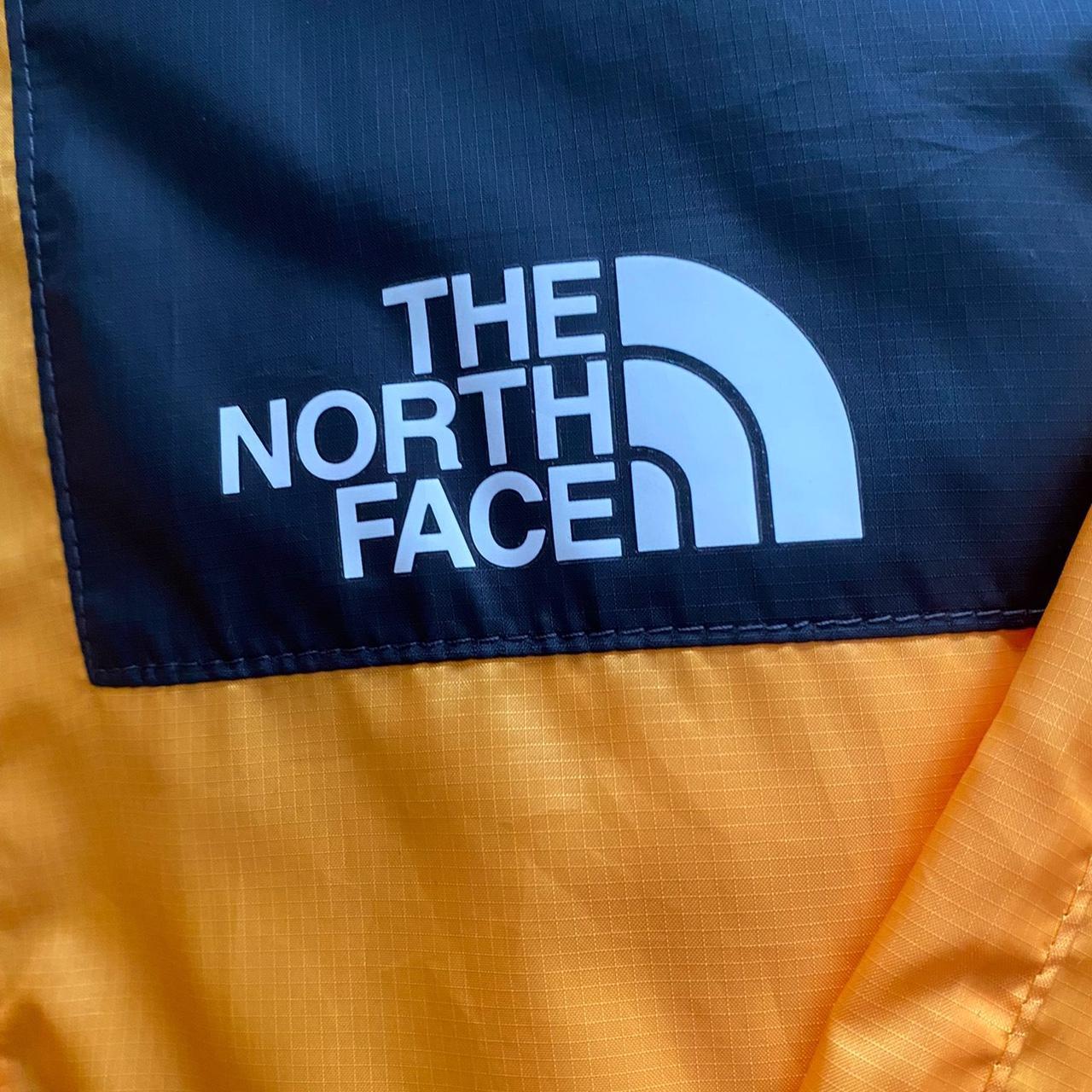 Yellow North Face Windbreaker Jacket Condition: Like... - Depop