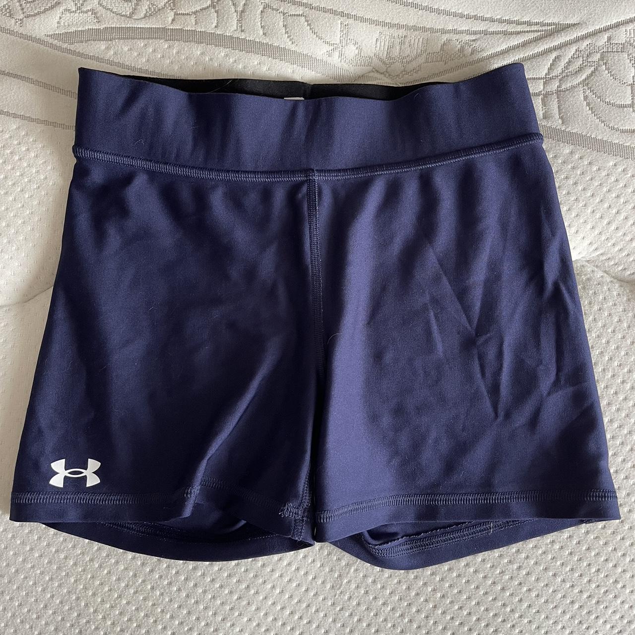 Navy blue shop under armour spandex