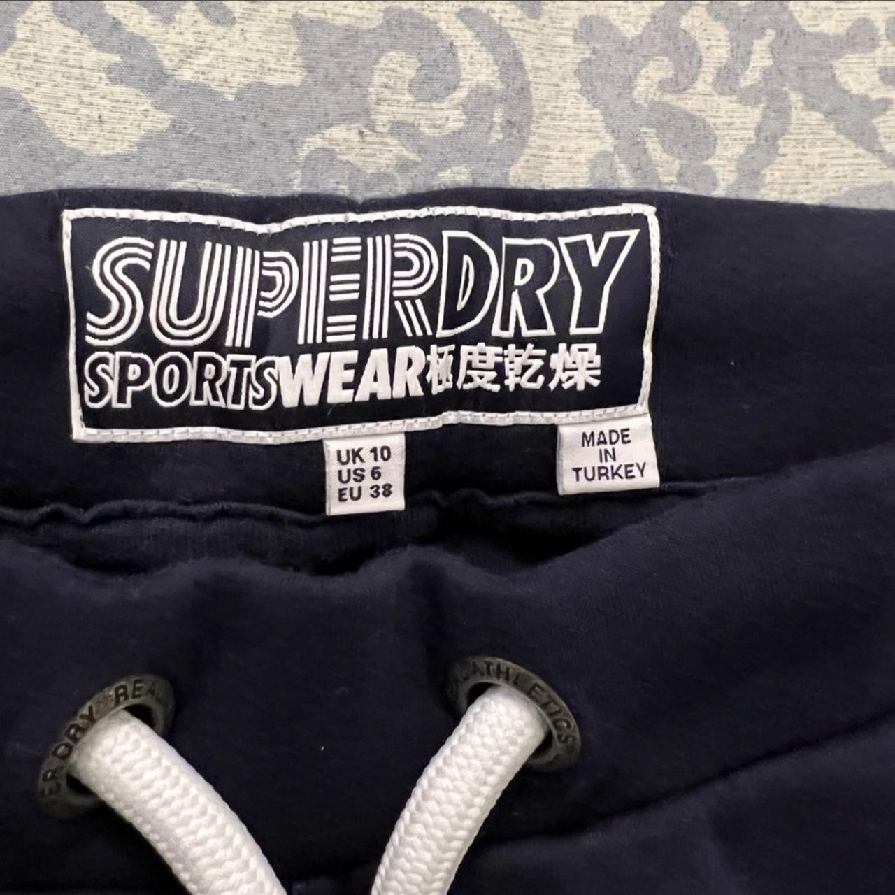 Superdry Women's Navy and Pink Joggers-tracksuits (2)