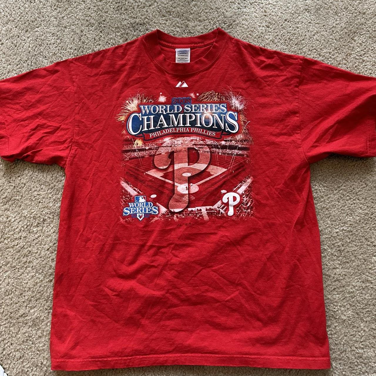 2008 Phillies World Series Roster Tee, Front