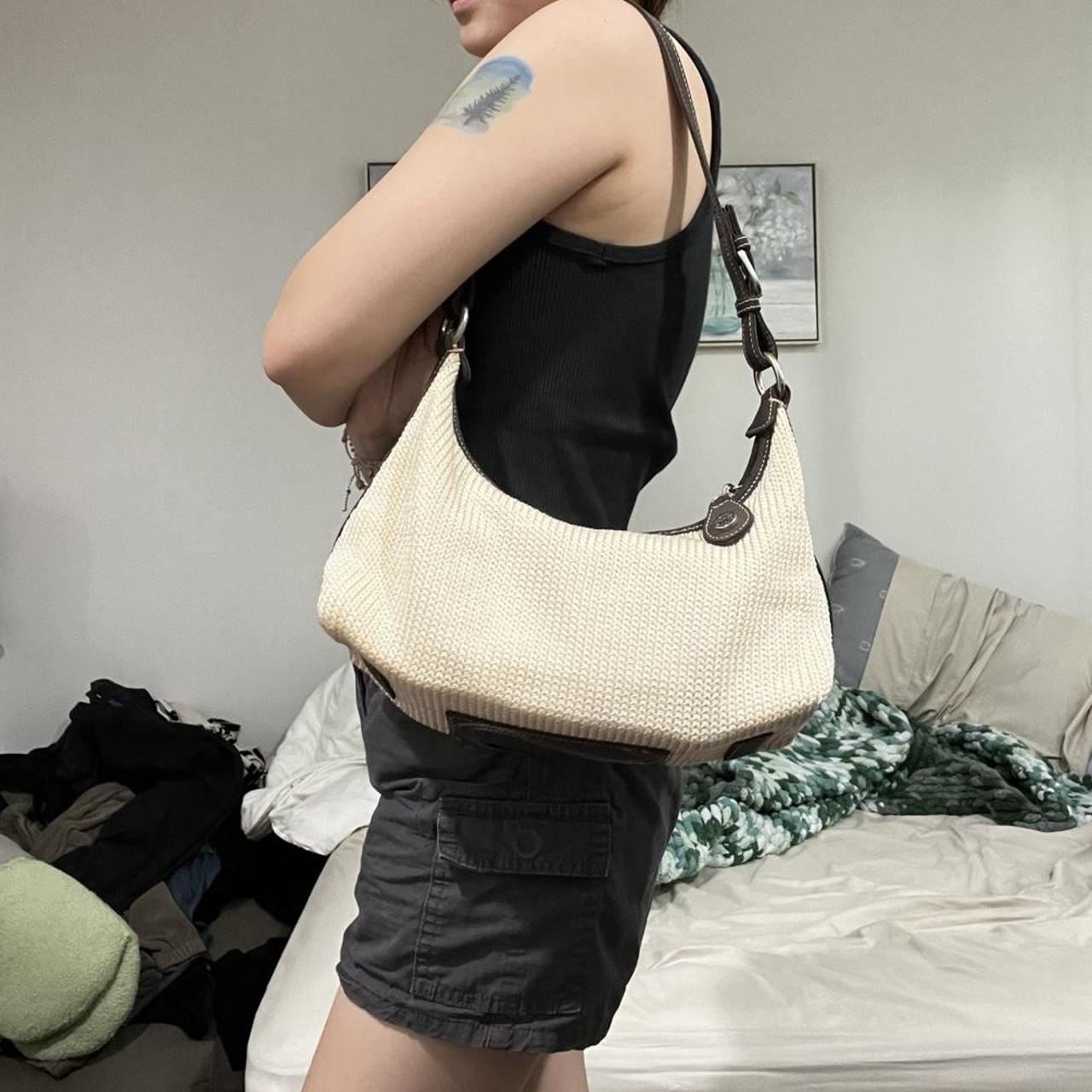 The sak crochet shoulder bag Color cream Some stain Depop